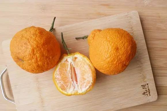 丑橘对比图